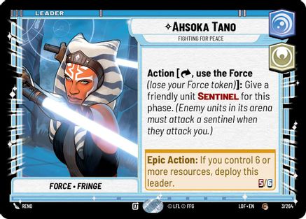 Ahsoka Tano - Fighting For Peace - 003/264 - Common
