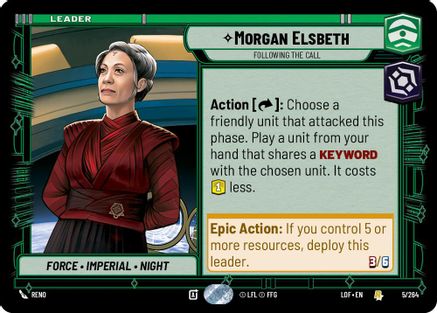 Morgan Elsbeth - Following the Call - 005/264 - Rare