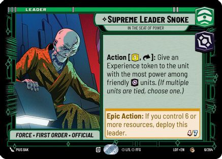 Supreme Leader Snoke - In the Seat of Power - 006/264 - Common