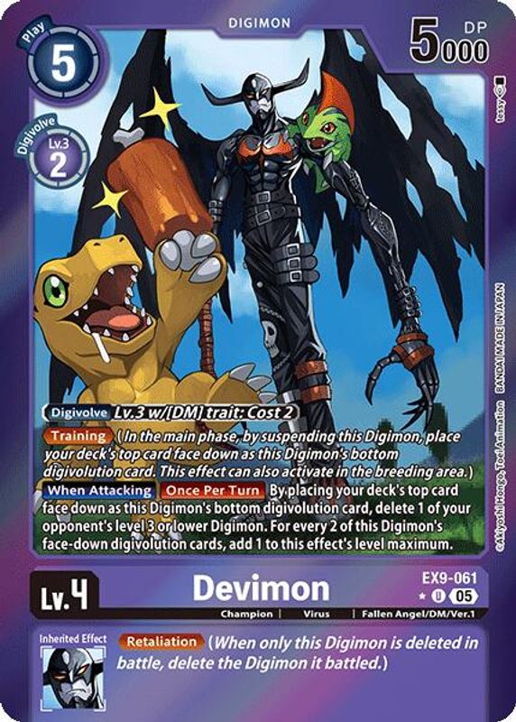 Devimon (Limited Foil) - EX9-061 - Uncommon