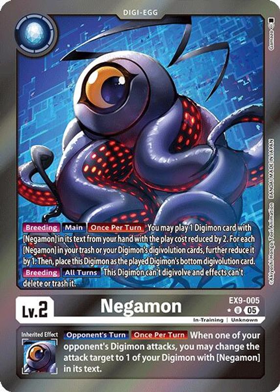 Negamon (Limited Foil) - EX9-005 - Uncommon