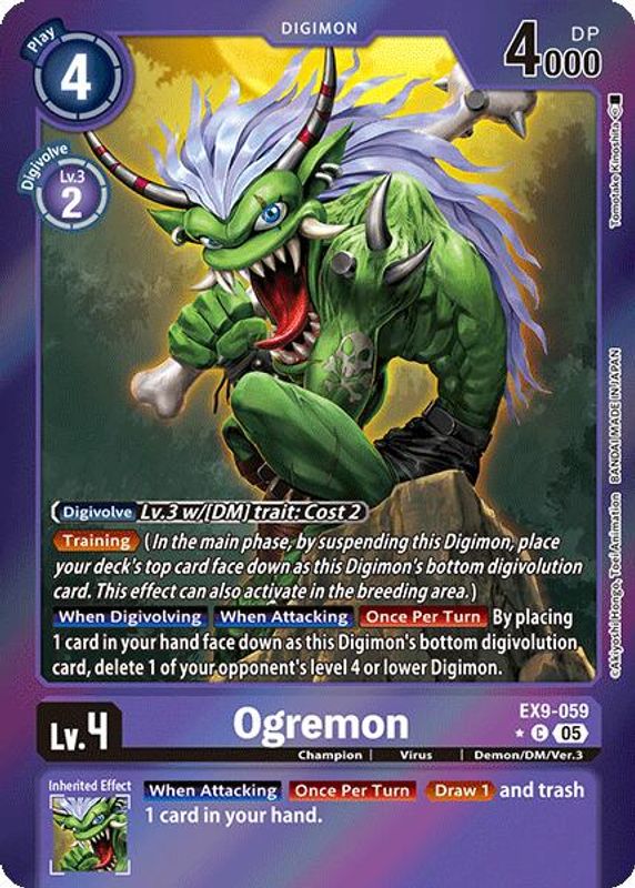 Ogremon (Limited Foil) - EX9-059 - Common