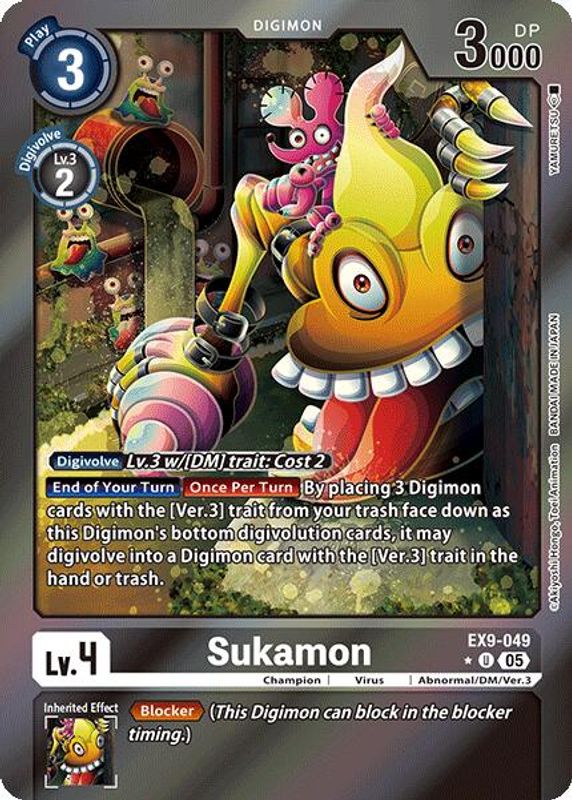 Sukamon (Limited Foil) - EX9-049 - Uncommon