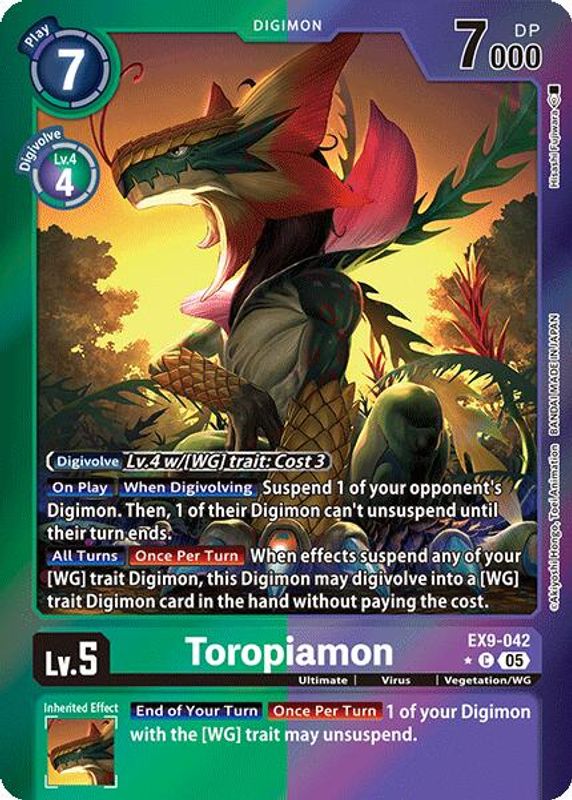 Toropiamon (Limited Foil) - EX9-042 - Common
