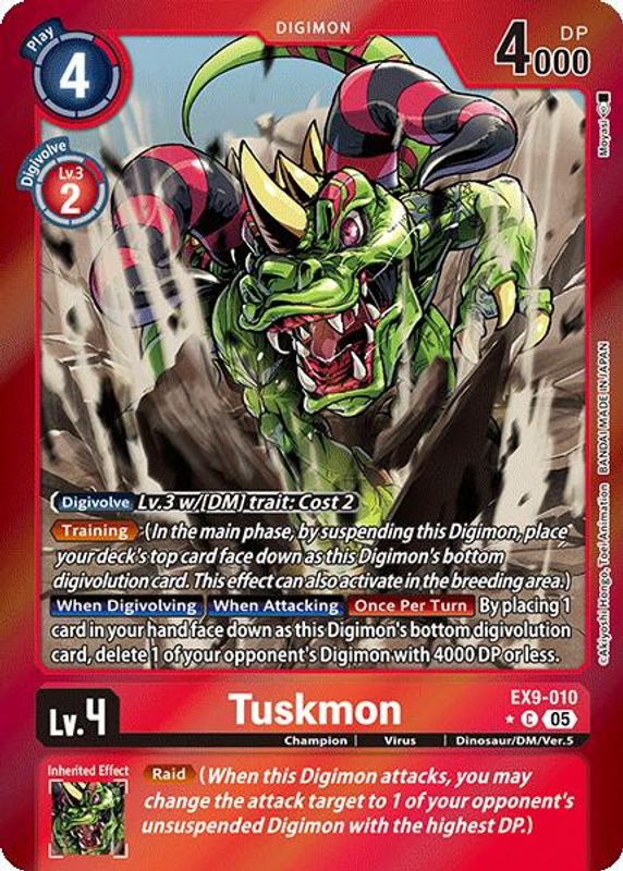 Tuskmon (Limited Foil) - EX9-010 - Common