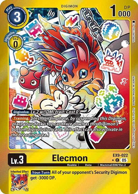 Elecmon (Limited Foil) - EX9-022 - Common