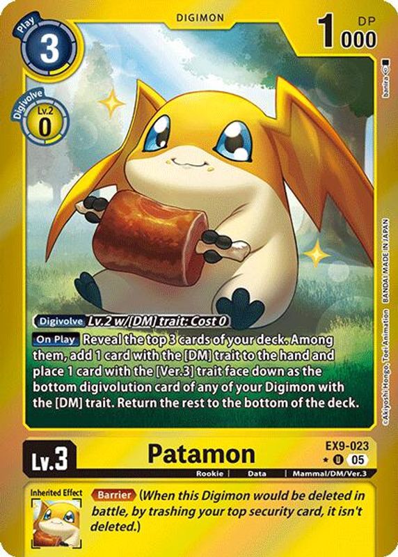 Patamon (Limited Foil) - EX9-023 - Uncommon