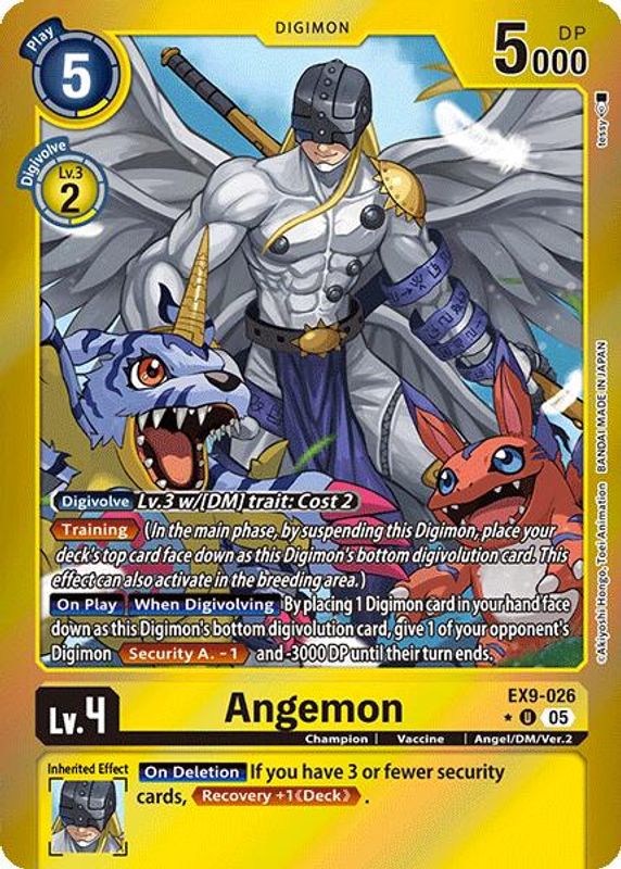 Angemon (Limited Foil) - EX9-026 - Uncommon