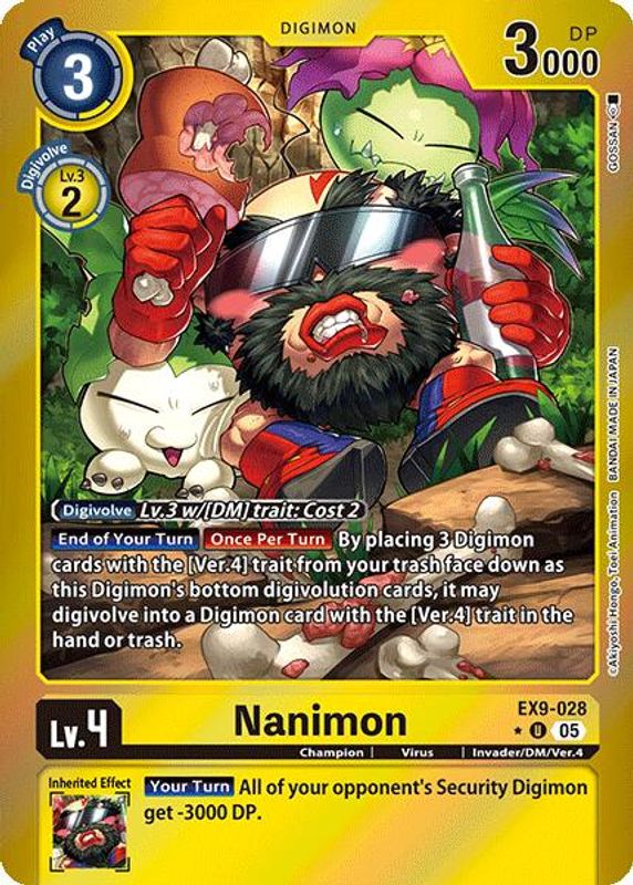 Nanimon (Limited Foil) - EX9-028 - Uncommon