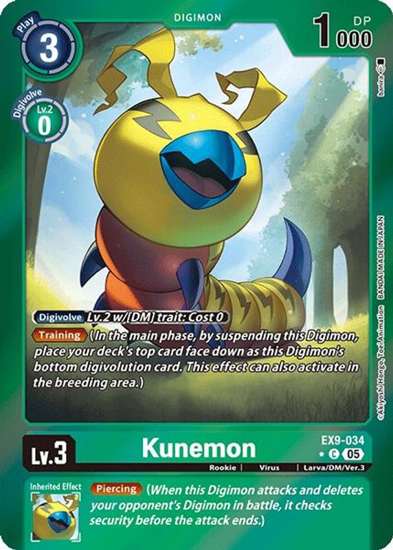 Kunemon (Limited Foil) - EX9-034 - Common