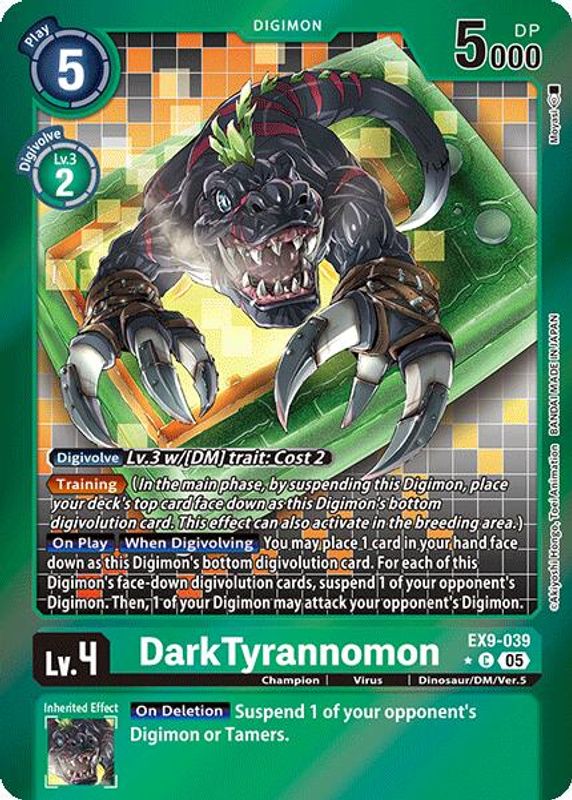 DarkTyrannomon (Limited Foil) - EX9-039 - Common