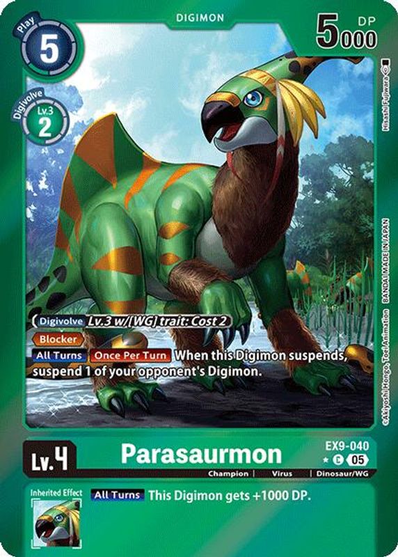 Parasaurmon (Limited Foil) - EX9-040 - Common