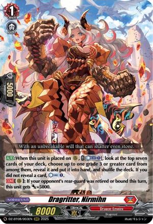 Dragritter, Nirmihn - DZ-BT08/003EN - Triple Rare
