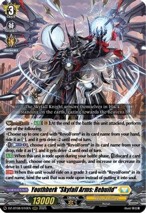 Youthberk "Skyfall Arms: Rebuild" - DZ-BT08/010EN - Triple Rare