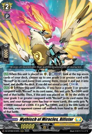 Mythisch of Miracles, Rifistor - DZ-BT08/012EN - Triple Rare