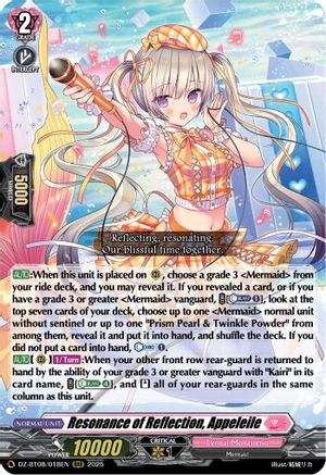 Resonance of Reflection, Appeler - DZ-BT08/018EN - Triple Rare