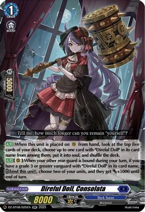 Direful Doll, Consolata - DZ-BT08/025EN - Double Rare