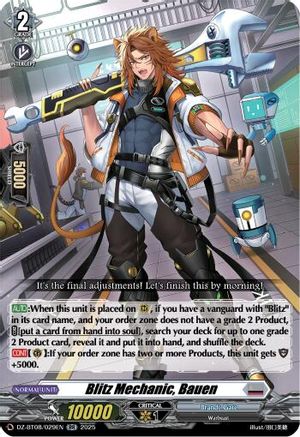 Blitz Mechnanic, Bauen - DZ-BT08/029EN - Double Rare