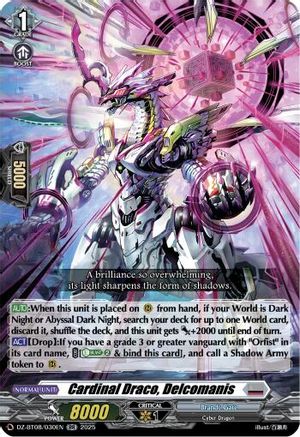 Cardinal Draco, Decalcomanis - DZ-BT08/030EN - Double Rare