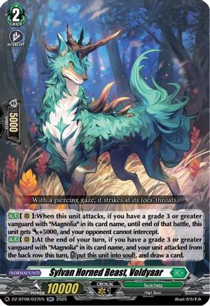 Sylvan Horned Beast, Voldyaar - DZ-BT08/037EN - Double Rare