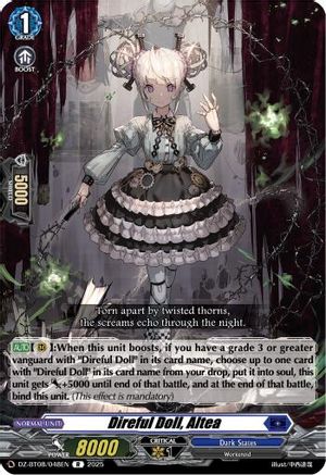 Direful Doll, Altea - DZ-BT08/048EN - Rare