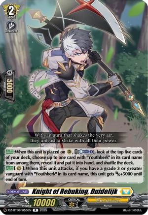Knight of Rebuking, Duidelijk - DZ-BT08/055EN - Rare