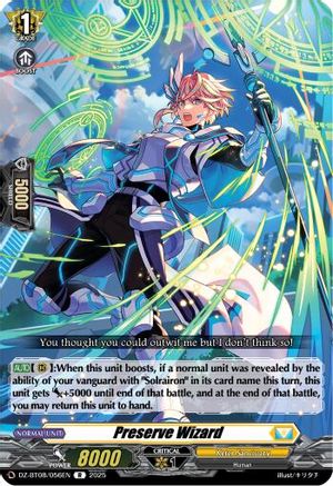Preserve Wizard - DZ-BT08/056EN - Rare