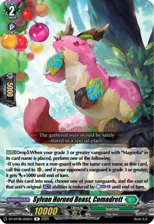 Sylvan Horned Beast, Comadrett - DZ-BT08/059EN - Rare