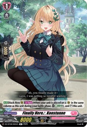 Finally Here~ Konstunne - DZ-BT08/065EN - Rare