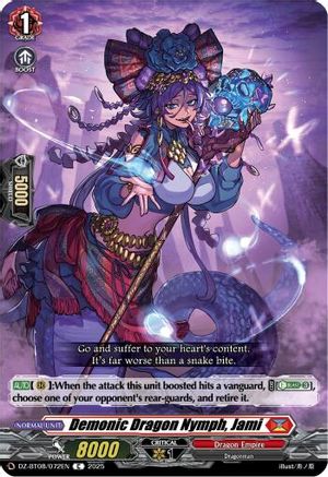 Demonic Dragon Nymph, Jami - DZ-BT08/072EN - Common