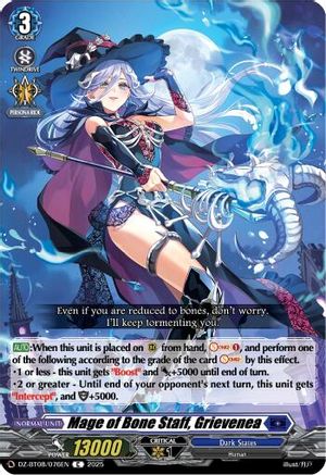 Mage of Bone Staff, Grievenea - DZ-BT08/076EN - Common