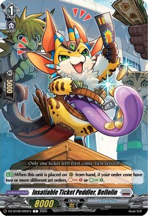 Insatiable Ticket Peddler, Bellolin - DZ-BT08/090EN - Common