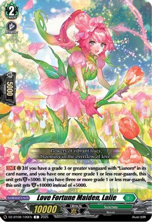 Love Fortune Maiden, Lalie - DZ-BT08/100EN - Common