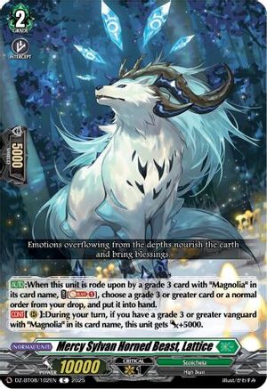 Mercy Sylvan Horned Beast, Lattice - DZ-BT08/102EN - Common