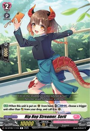 Hip Hop Streamer, Seril - DZ-BT08/111EN - Common