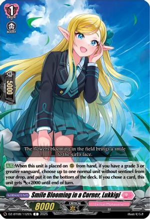 Smile Blooming in a Corner, Lukkigi - DZ-BT08/112EN - Common