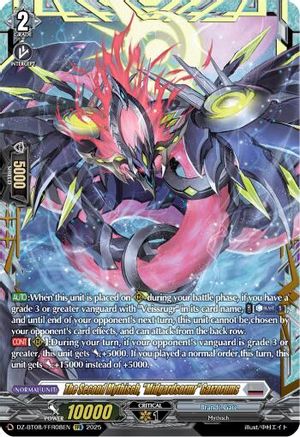 The Second Mythisch, "Migardsormr" Garzorums (FFR) - DZ-BT08/FFR08EN - Double Frame Rare