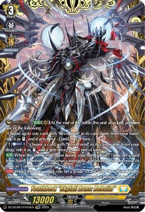 Youthberk "Skyfall Arms: Rebuild" (FFR) - DZ-BT08/FFR10EN - Double Frame Rare
