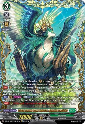 Sylvan Horned Beast Emperor, Magnolia Patriach (FFR) - DZ-BT08/FFR13EN - Double Frame Rare
