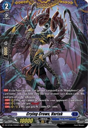 Crying Crows, Vartak (FR) - DZ-BT08/FR09EN - Frame Rare