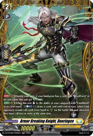 Armor Breaking Knight, Dooringen (FR) - DZ-BT08/FR26EN - Frame Rare