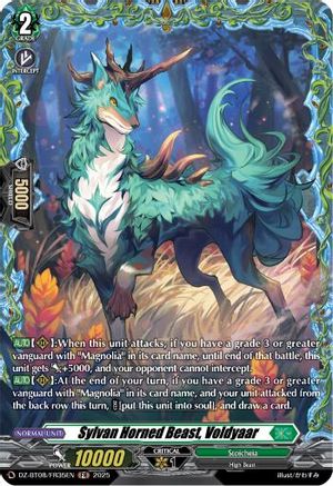 Sylvan Horned Beast, Voldyaar (FR) - DZ-BT08/FR35EN - Frame Rare
