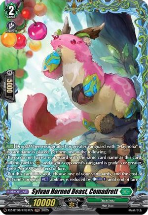 Sylvan Horned Beast, Comadrett (FR) - DZ-BT08/FR37EN - Frame Rare