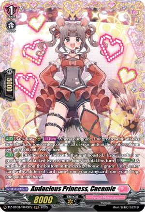 Audacious Princess, Cacomie (FR) - DZ-BT08/FR43EN - Frame Rare