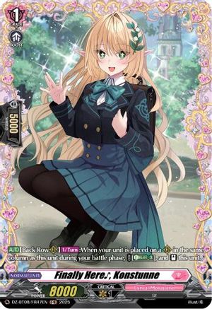 Finally Here~, Konstunne (FR) - DZ-BT08/FR47EN - Frame Rare
