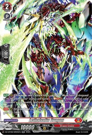 Lethalsalto Dragon (SR) - DZ-BT08/SR05EN - Silver Rare