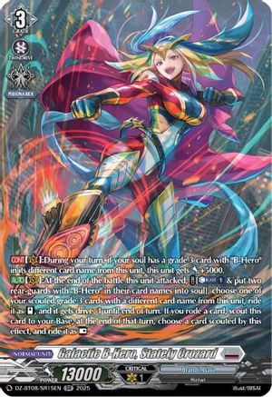 Galatic B-Hero, Stately Crozard (SR) - DZ-BT08/SR15EN - Silver Rare