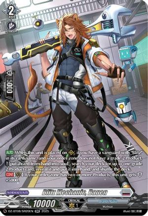 Blitz Mechnanic, Bauen (SR) - DZ-BT08/SR20EN - Silver Rare