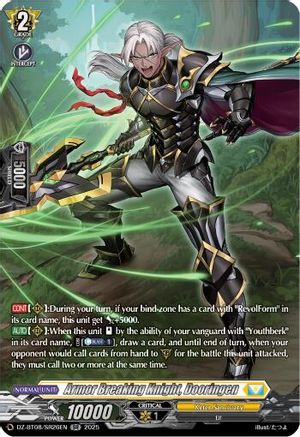 Armor Breaking Knight, Dooringen (SR) - DZ-BT08/SR26EN - Silver Rare