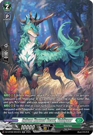Sylvan Horned Beast, Voljaar (SR) - DZ-BT08/SR34EN - Silver Rare